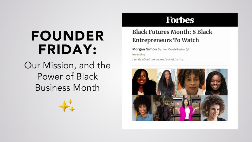 🌟 Founder Friday: My Journey, Our Mission, and the Power of Black Business Month 🌟