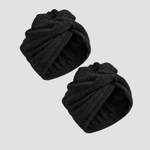 2-in-1 Satin Twist Towel Turban, Bundle (2)