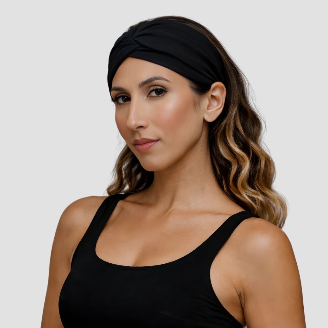 Hairbrella Satin-Lined Twist-Front Headband
