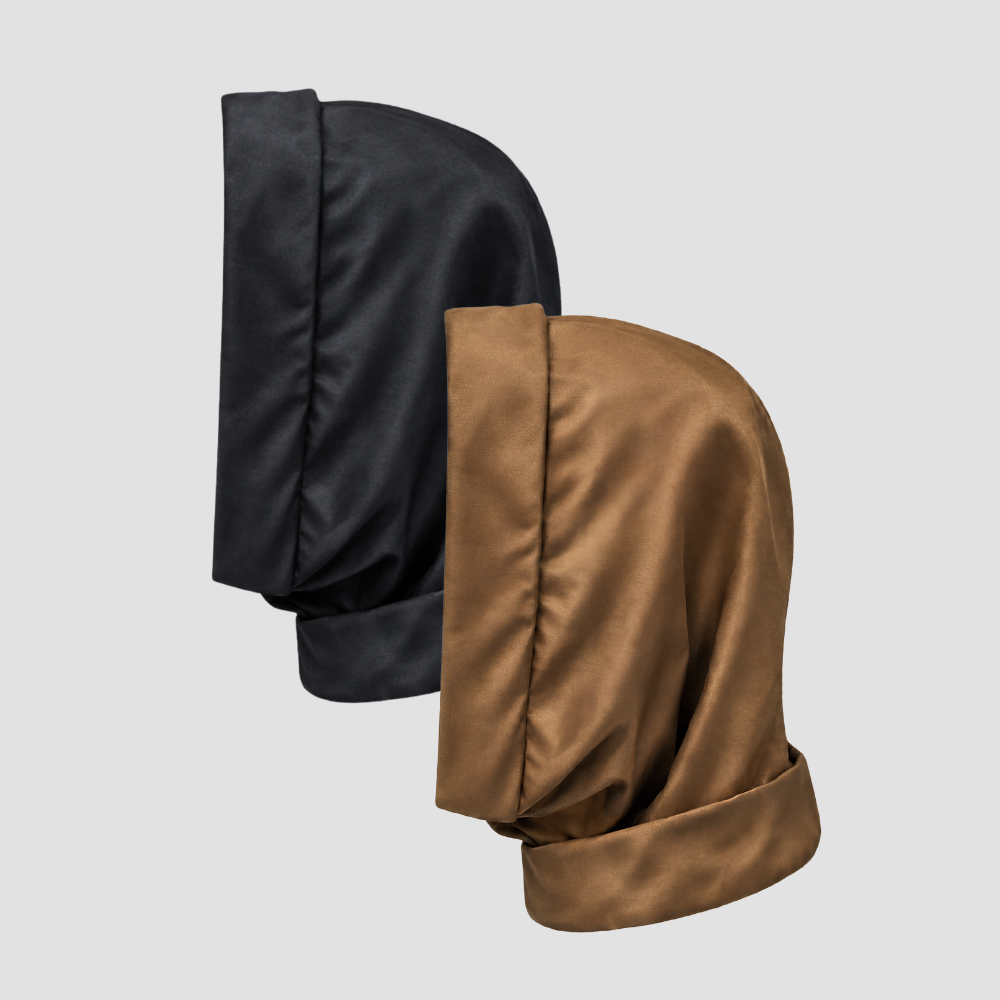 Hairbrella Satin-Lined, Waterproof, Packable Lite Rain Scarf - Bundle(2)