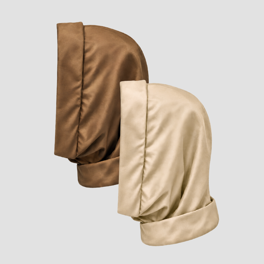 Hairbrella Satin-Lined, Waterproof, Packable Lite Rain Scarf - Bundle(2)