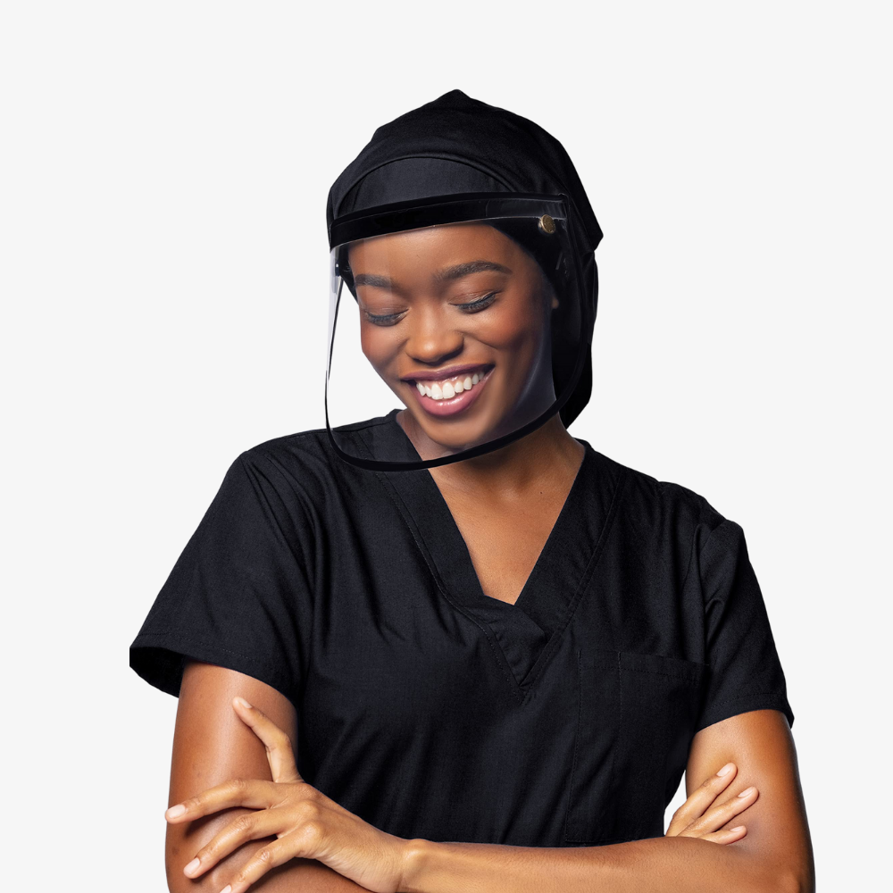 Hairbrella Pro XL Scrub Cap + Face Shield